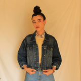 Jaqueta jeans cropped