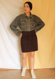 Saia reta vintage