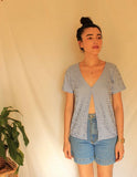 Blusa padronagem círculos