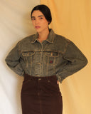 Jaqueta jeans escura