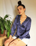 Blusa seda importada